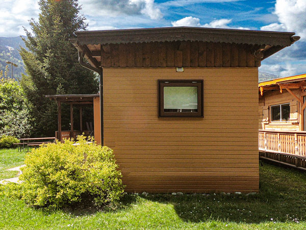 Seitenansicht Hütte Zillertal